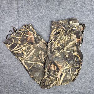 Russell Outdoors Pants Mens XL Camo‎ Cargo Hunting Explorer Midweight Cotton